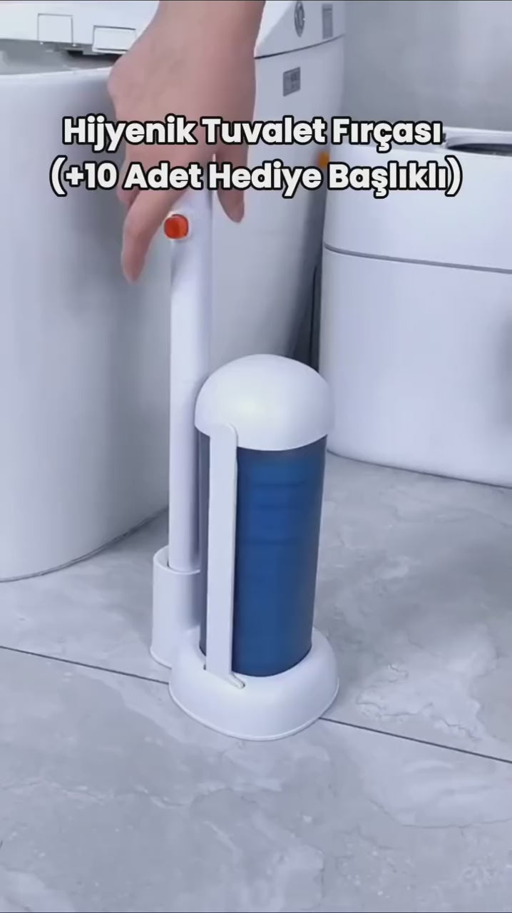 Selanify Deterjanli Tek Kullanımlık Tuvalet Temizleme Fırçası